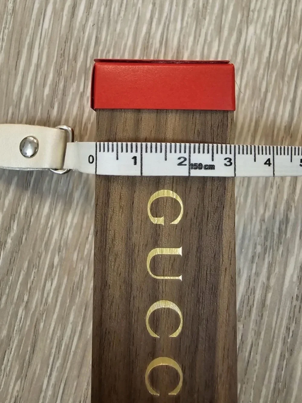 Gucci Red and Gold Luxury Home Office Stationery Box